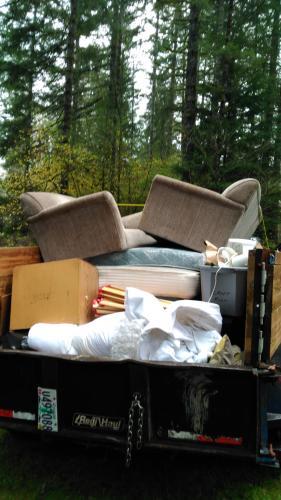 Heavy Hauling Trailer Packed Efficiently